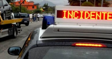 Terni, traffico bloccato sulla strada statale 3 bis “Tiberina” per un incidente