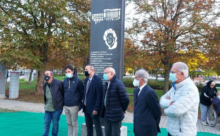 Perugia, inaugurata stele dedicata al molino del pastificio Ponte