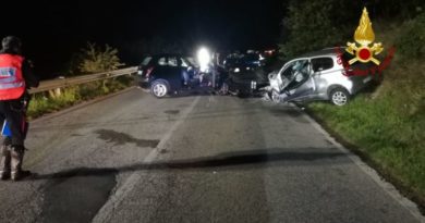 Perugia, incidente stradale sulla Pievaiola: coinvolte tre auto