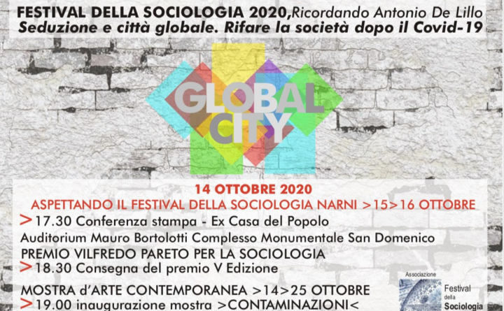 Narni, il 14 ottobre c'è Aspettando il Festival della Sociologia