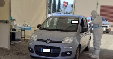 Orvieto, operativa nuova postazione tamponi rinofaringei "Drive through"